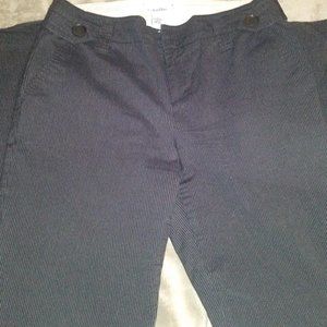 Calvin Klein Black Striped Pants